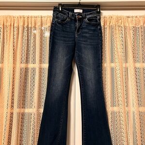 Vervet Dark Blue Flare Jeans
